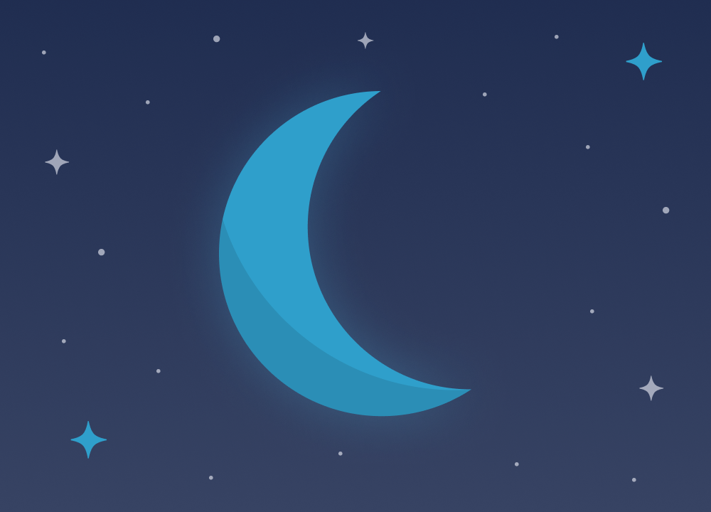 Blue Moon Marketing Blue Moon Boost image of crescent moon in starry night sky, symbolizing a rare chance for maximum impact with our top-tier Marketing Consulting plan.