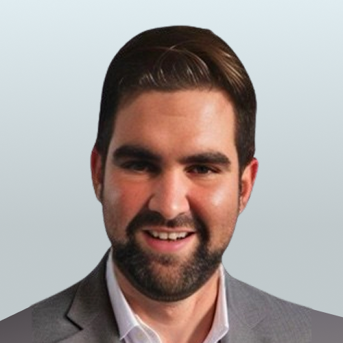 Testimonial headshot of Ken Colosie, President and Founder of Poseidon Property Management, highlighting results with Blue Moon Marketing.